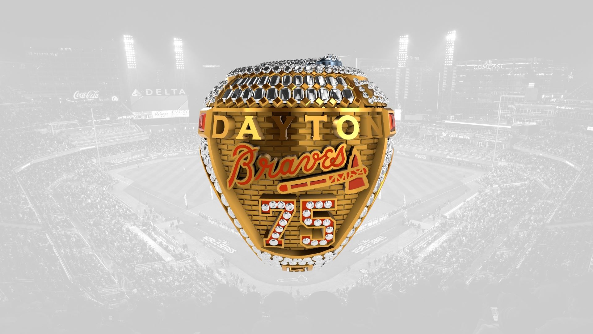 2021 Braves World Series Ring - Grant Dayton